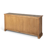 Aged Zinc Top Whiskey Cabinet