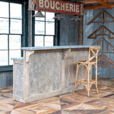 Garden Center Corrugated Tin Counter
