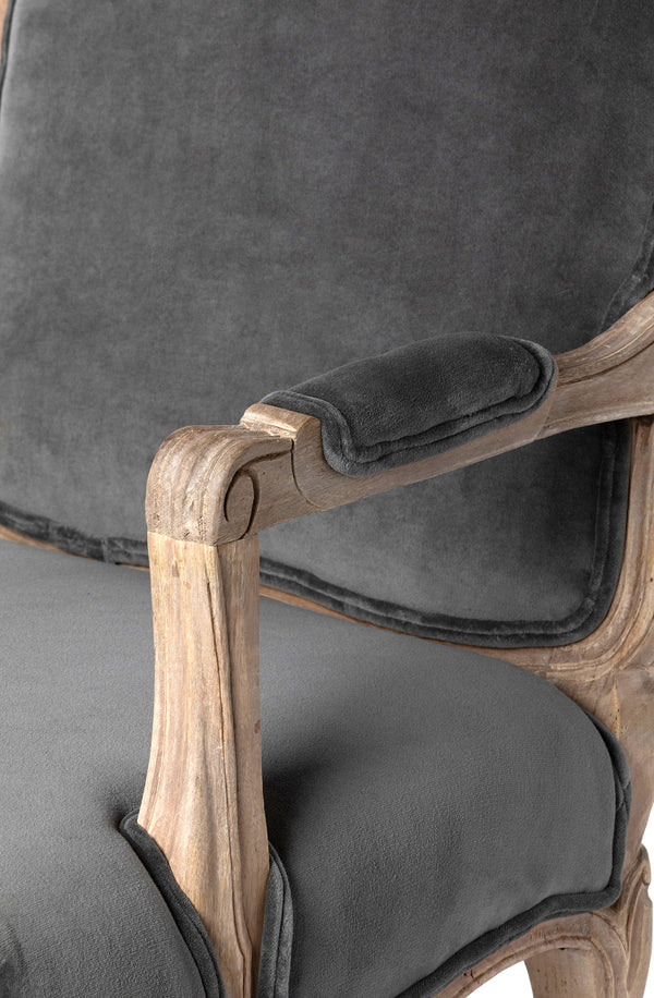 Chloe Velvet Arm Chair
