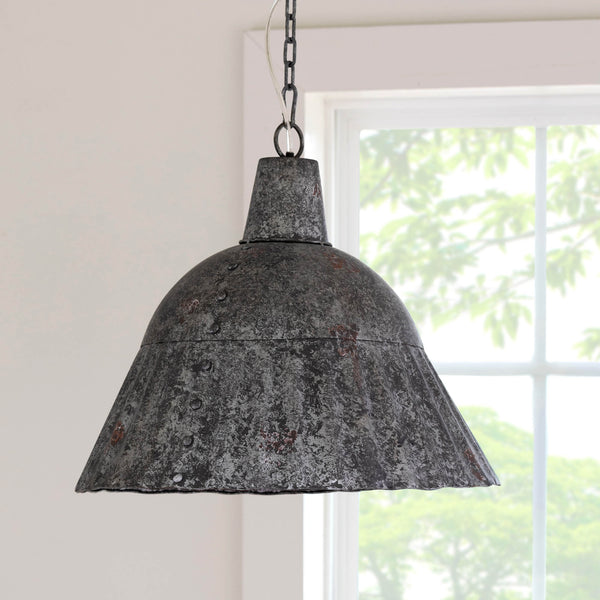 Galvanized Pendant Light