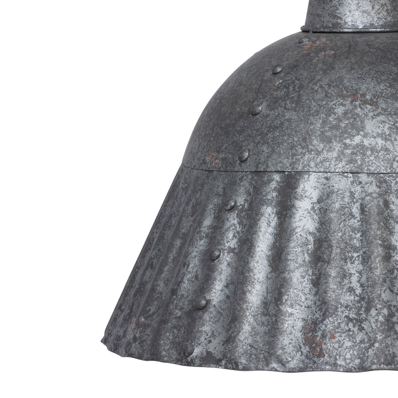 Galvanized Pendant Light