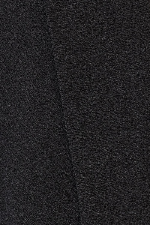 Black Open Front Long Sleeve Blazer