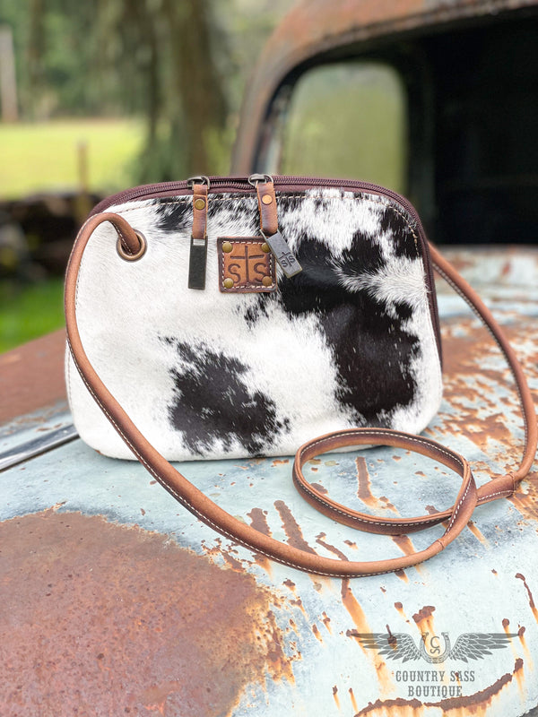 Anna Cowhide Crossbody Purse