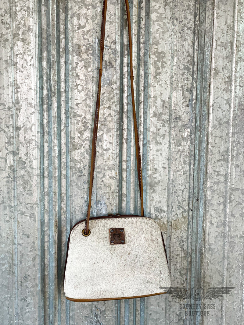 Anna Cowhide Crossbody Purse