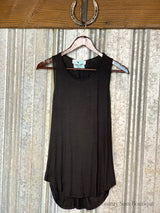 Black Twist Back Tank