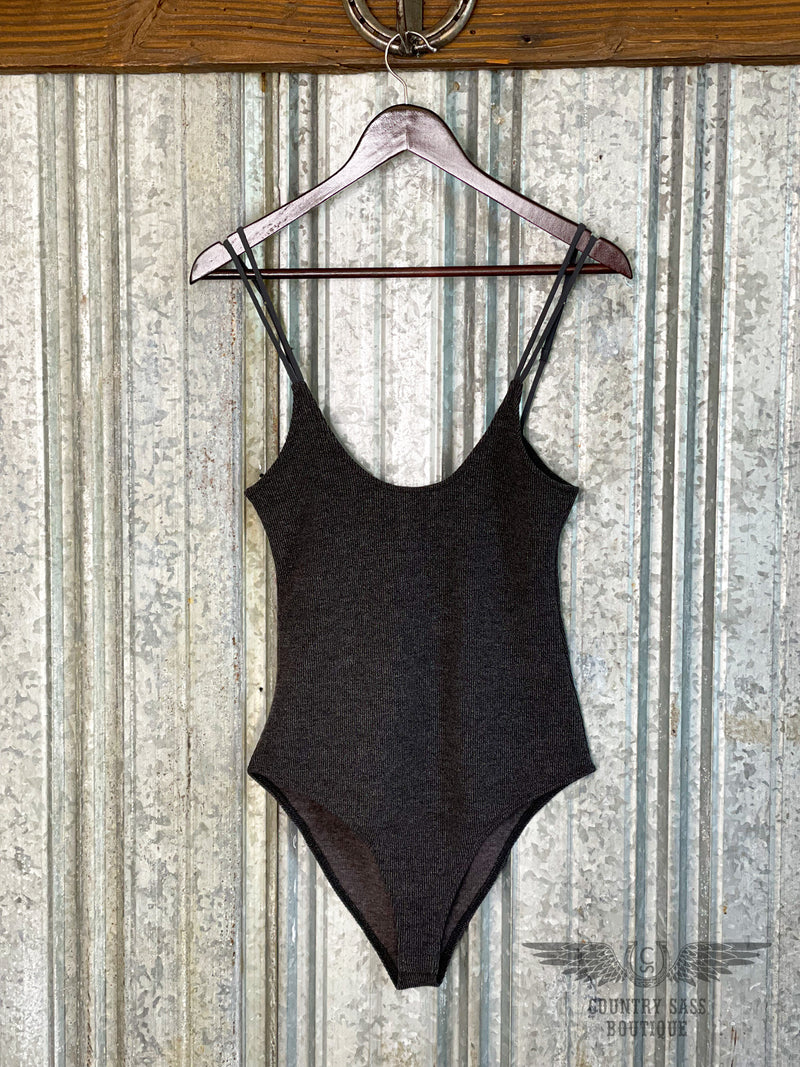 Charcoal Emma Bodysuit