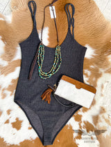 Charcoal Emma Bodysuit