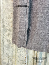 Charcoal Tri-Blend Long Sleeve Top