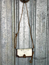 Cowhide Crossbody Wallet