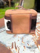 Cowhide Train Case