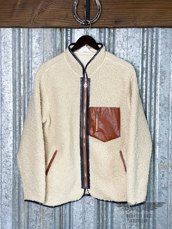 Cream Fleece Jacket