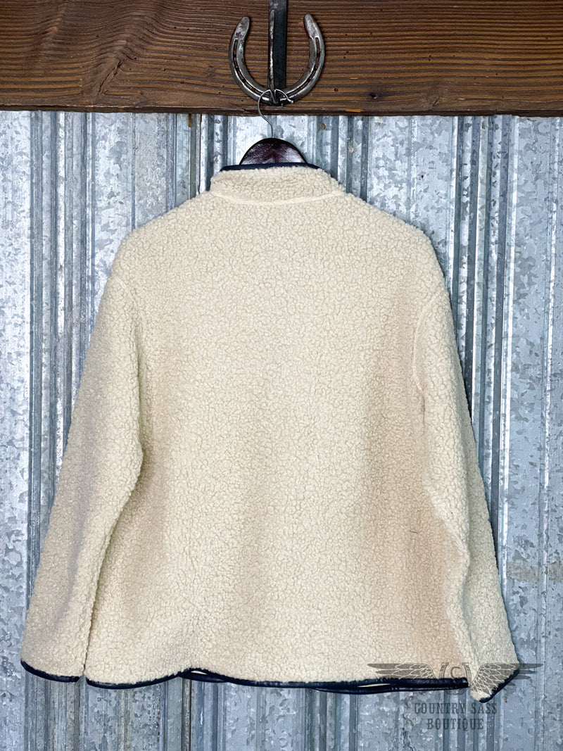 Cream Fleece Jacket