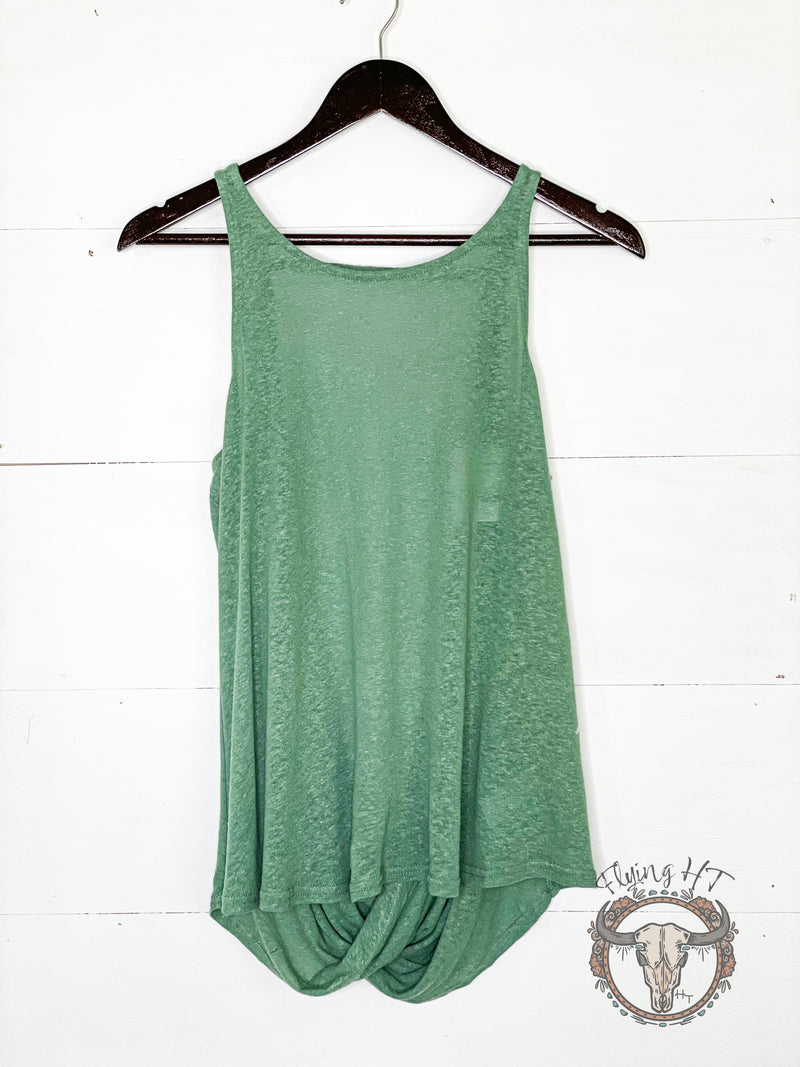 Urban Outfitters Fruit Open-back Tank Top in Green