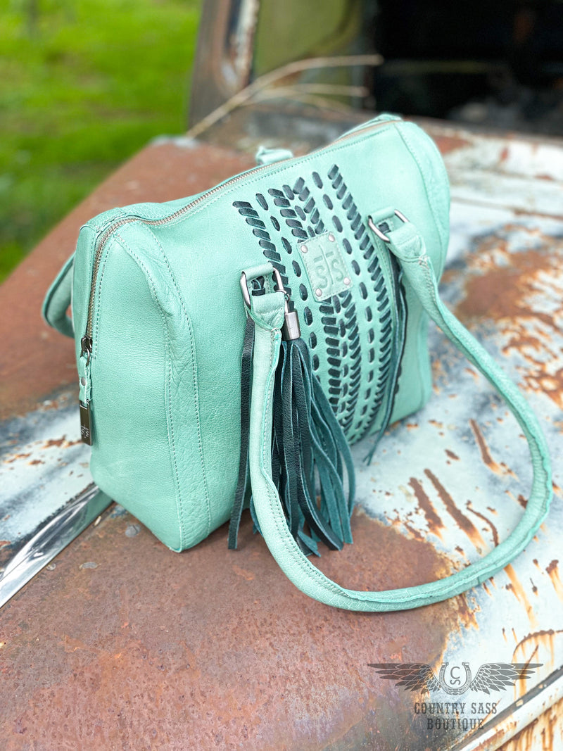 Marlowe Seafoam Satchel Purse