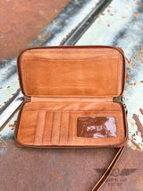 Saddle Brown Rosa Wallet